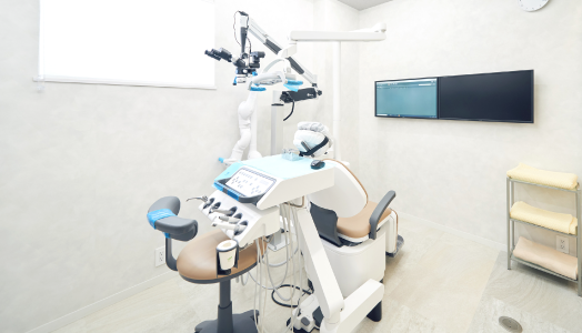 完全個室の落ち着いた診療室でゆったりと治療